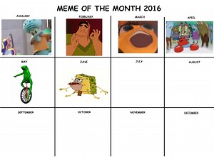Meme of the Month Calendars | Know Your Meme