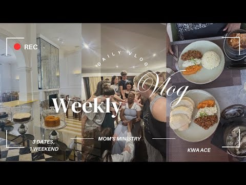 Weekly vlog | 3 Dates, 1 Weekend | Job interviews | Kwa Ace | Mom’s Ministry