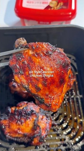 Korean Air Fryer Chicken Thighs