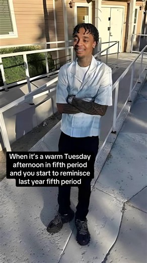 When it's a warm Tuesday afternoon in fifth period — nostalgic classroom vibes