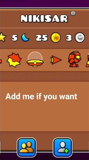 add my geometry dash account