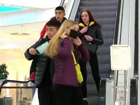 Where's your mask prank in Russia