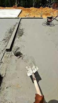ConcreteAdventure. The concrete dried way too fast and we had to hustle #concrete #construction