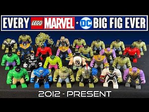 COMPARISON: Every LEGO BIG FIG from Marvel and DC EVER MADE (2012 - Present)