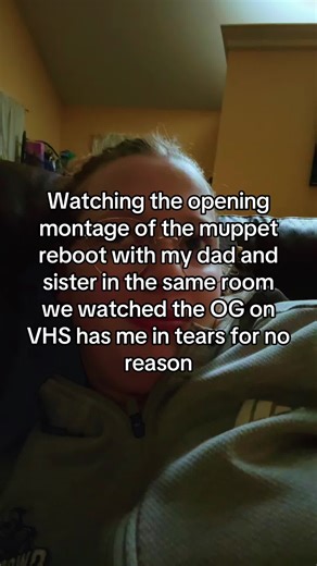 @Disney please re-up this, it would mean so so much to us. I don’t get to see him this happy very much anymore. In the opening he said “I’m getting goosebumps” and I was KO’d. It’s so cute 😭😭. Obviously this isn’t the opening montage (I was crying hard enough I wasn’t going to film it 😂) #themuppets #themuppetshow #nostalgia #childhood #dadsoftiktok