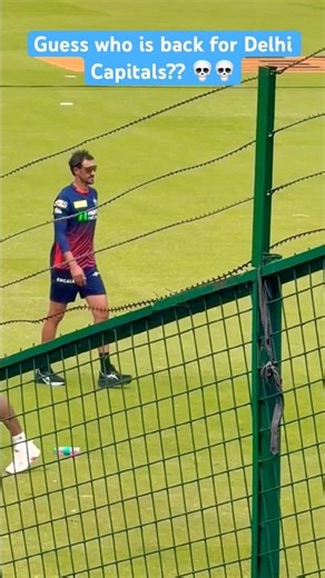 Mitchel Starc is back for Delhi Capitals 💀💀#lungingidi