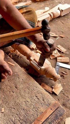 Watch This Wood Cutting Hack With a Chisel. #Woodworking#WoodCutting#ChiselWork#Carpentry