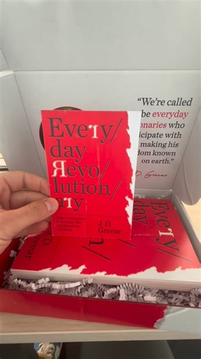 J.D. Greear | One of my idiot friends whom I dubbed an influencer sent me this live action opening of the #EverydayRevolutionary box | Instagram