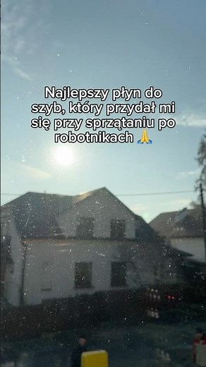 Najlepszy płyn do mycia szyb po robotnikach! 😳 #okna #płyndoszyb #sprzątanie #budowa