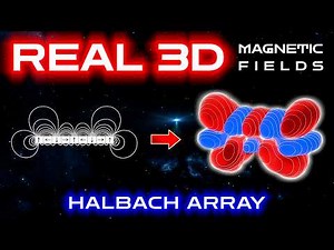 The TRUE 3D Magnetic Field - Halbach Array | Magnetic Orbitals
