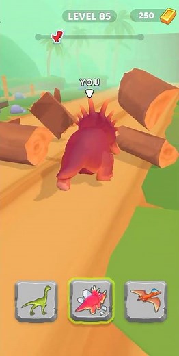 🎮 Dino Shifting Dinosaur Games Level - #85 🦖👑 #shorts #mobilegame