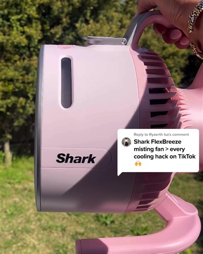 Stay cool without sacrificing style with six colour options to match your vibe 🎨 Shark FlexBreeze HydroGo Misting Portable Fan delivers powerful cooling anywhere, indoors or out. With mist plus airflow, it can drop the temperature around you by up to 3°C for instant relief. Enjoy up to 12 hours of cordless runtime, five fan speeds, indoor and outdoor misting, all in a lightweight design with a built-in water tank. Stay cool. Shop now. ❄️ | Shark Clean New Zealand