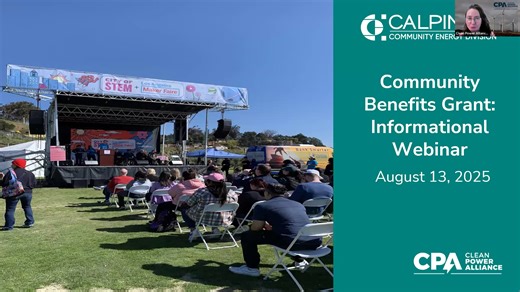 Community Benefits Grant Informational Webinar 2025