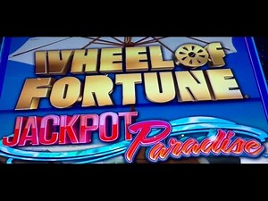 Wheel of Fortune Jackpot Paradise Slot Machine-Live Play