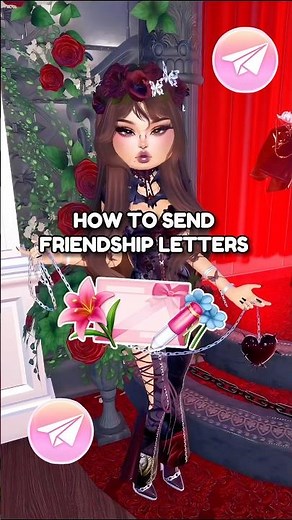 How to send Friendship Letters in DTI Valentines Update 💌 #dresstoimpress
