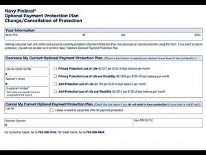 How to Cancel Navy Federal Payment Protection Plan