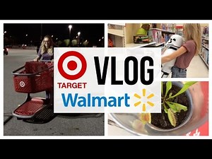 Skylar pees her pants in public!!! : Target & Walmart Vlog