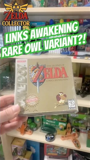 Legend of Zelda Link’s Awakening Rare Owl Variant GameBoy Color Added To The Zelda Collection !