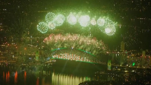 Watch Sydney's New Year fireworks