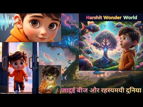 ​✨ Harshit Wonder World Ep 1: जादूई बीज और आसमान का रहस्य! | 3D Hindi Cartoon Story