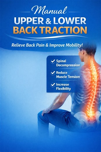 103K views · 1K reactions | Manual traction for upper and lower back # Physiocareandcure # backpainstretching # backpainrelief #pain #spinepain | Physio Care and Cure | Facebook