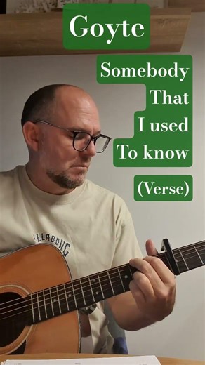 🇦🇺 How to play SOMEBODY THAT I USED TO KNOW ~ Gotye on acoustic guitar