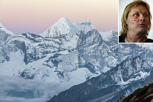 Man shoots incredible video after 70-foot fall off mountain