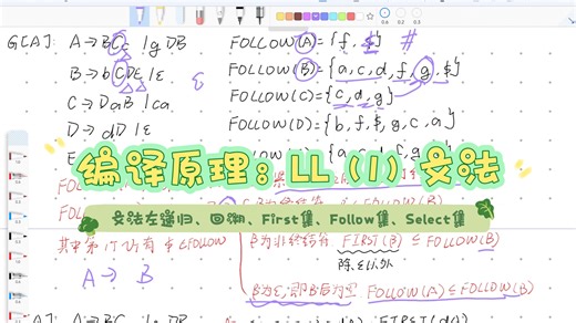 编译原理：LL（1）文法
