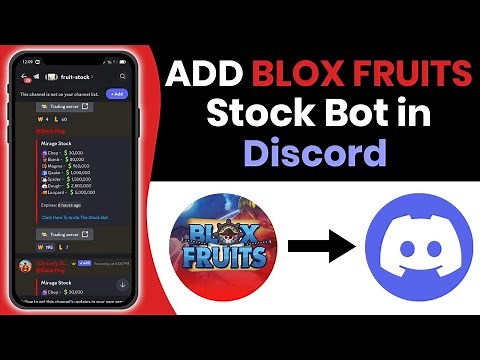 How To Add Blox Fruits Stock Bot in Discord (2025)