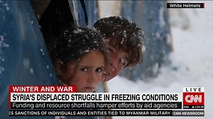 CNN's Arwa Damon reports on one of the harshest winters to hit Syria in decades and how displaced communities are struggling to survive it. | CNN