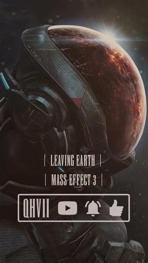 Mass Effect 3 OST 🎵 Leaving Earth #vgm #soundtrack #shorts #QHVII