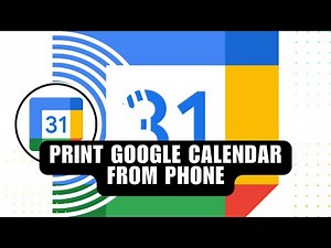 💥 FAST: How To Print Google Calendar From Phone | Social Tech Insider | Full Guide