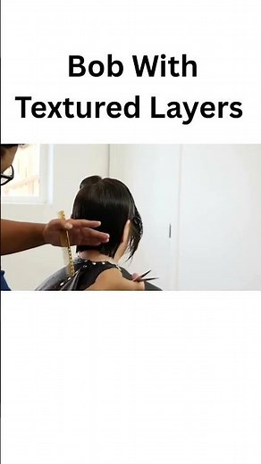 How To Cut a Bob with Textured Layers for an Edgy Look | Soft Outline Step-by-Step