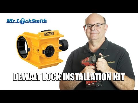 Dewalt Door Lock Installation Kit Review | Mr Locksmith Video
