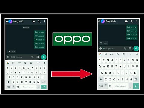 Cara Meninggikan atau Membesarkan Keyboard Oppo