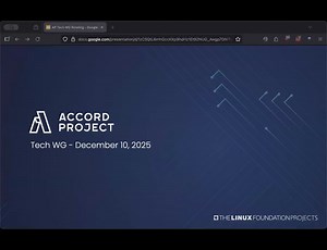 Accord Project Tech WG – 2025-12-10 – Supply Chain Security & NPM Publishing