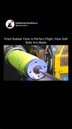 Explaining Everything | Ever wondered what goes into that small ball flying hundreds of meters across the fairway? A golf ball is a carefully engineered product... | Instagram