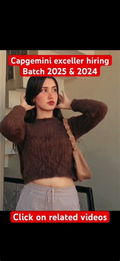Capgemini exceller hiring. Batch 2025 & 2024. @OnlineStudy4u