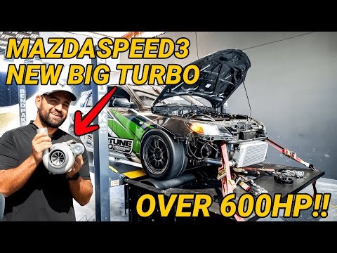 FULLY BUILT Mazdaspeed 3 Hits The Dyno (BNR S5 Turbo)