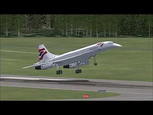 British Airways Concorde | Stunning Landing Simulation