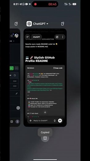 Modern README 🔥 Using GitHub Pages | Beginner Friendly 💻✨ #GitHubPages #LearnCoding #JavaScript