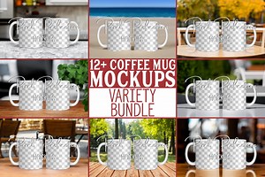 Coffee Mug Mockups, Double Mug Bundle, Drag and Drop Mug Mockup, Canva Coffee Mug, 11oz Mug Template, Full Wrap Coffee Mug, Sublimation - Etsy