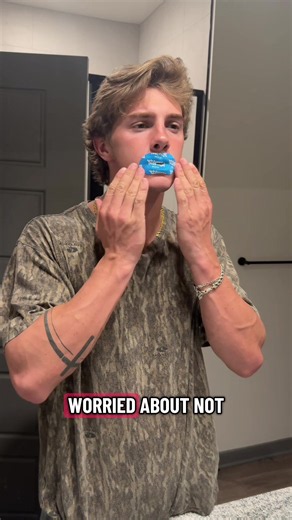 try it tonight. keep it forever. #insanelyclean #mengrooming #calebmcdaniel #mouthtape #nighttimeroutine