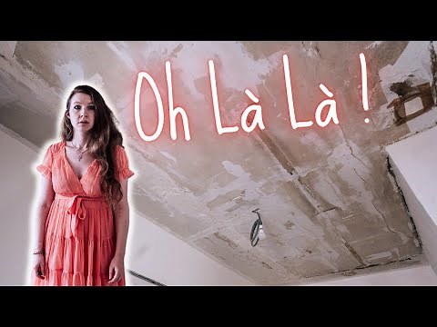 Comment obtenir le plafond de vos rêves sans payer un artisan. Réparer un plafond très abimé fissuré