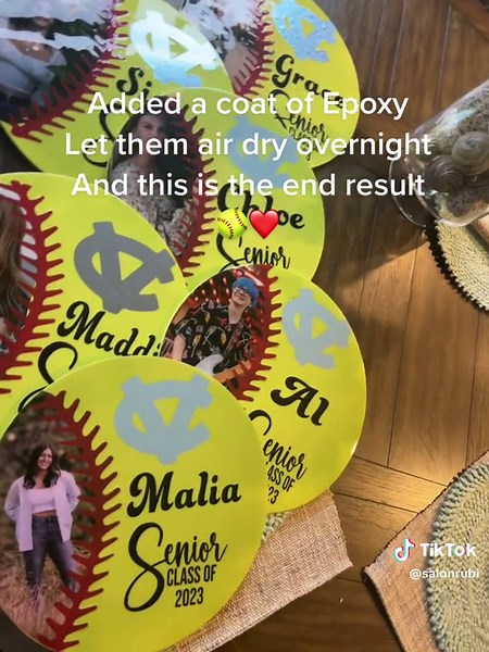 Senior Night Softball Plaques for High School Players