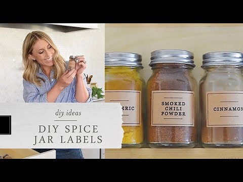 DIY Spice Jar Labels with the Cricut Maker