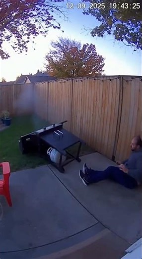 Massive BBQ Explosion Caught on Camera