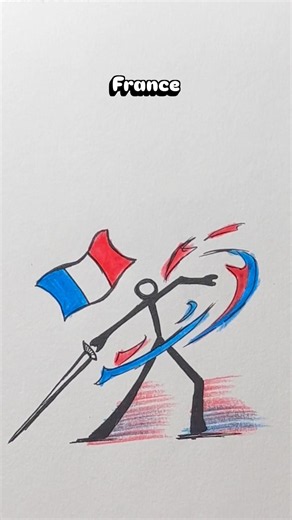 Flag Stickman Battle | Every Country Flag as a Stickman! 🌍⚔️ #stickman #art