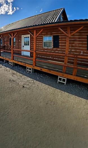 2.8K views · 11 reactions | Affordable Amish Cabin with 3 Bedrooms and Timeless Design | Affordable Log Cabins | Facebook