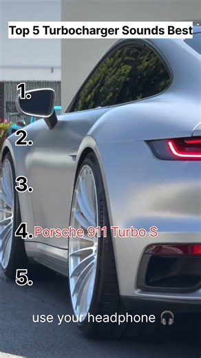 Top 5 Turbocharger Sounds Best #shorts #carsounds #caredit #automobile